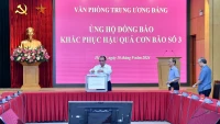 Văn phòng Trung ương Đảng phát động ủng hộ đồng bào khắc phục hậu quả thiên tai