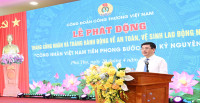 Bộ trưởng Nguyễn Hồng Diên dự Lễ phát động Tháng Công nhân và Tháng hành động về ATVSLĐ năm 2025