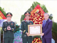 Tổng Bí thư Tô Lâm dự Lễ kỷ niệm 80 năm Ngày truyền thống LLVT Quân khu 4