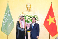 Bộ trưởng Bộ Công Thương Nguyễn Hồng Diên làm việc với Bộ trưởng Bộ Công nghiệp và Khoáng sản Ả-rập Xê-út