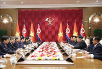 Tổng Bí thư Tô Lâm hội đàm với Tổng Bí thư, Chủ tịch Quốc vụ Triều Tiên Kim Jong Un