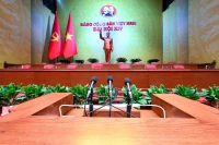 Bên trong nơi diễn ra Đại hội XIV