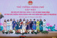 Thủ tướng: Phụ nữ Việt Nam vượt qua chính mình, trở thành lực lượng nòng cốt, nhân tố kiến tạo tiến trình đổi mới và phát triển