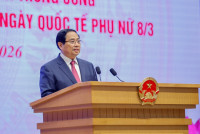 Phụ nữ Việt Nam "Giữ lửa truyền thống - Dẫn dắt sáng tạo - Làm chủ tri thức - Vượt qua chính mình - Tự tin hội nhập - Lan tỏa nhân ái - Kiến tạo tương lai"*