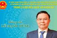 Quyền Bộ trưởng Bộ Công Thương Lê Mạnh Hùng trúng cử đại biểu Quốc hội khóa XVl