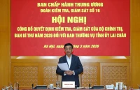 Đại tướng Phan Văn Giang làm trưởng đoàn kiểm tra Ban thường vụ Tỉnh ủy Lai Châu