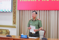 Tiểu ban Bảo đảm an ninh, trật tự và an toàn xã hội kiểm tra công tác phục vụ bầu cử tại TP. Hồ Chí Minh