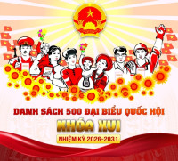 Danh sách 500 đại biểu Quốc hội khóa XVI, nhiệm kỳ 2026 - 2031