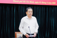 Chủ tịch Quốc hội Trần Thanh Mẫn chủ trì hội nghị thông qua Báo cáo kiểm tra đối với Ban Thường vụ Thành ủy TP. Hồ Chí Minh