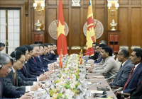 Bộ trưởng Lê Mạnh Hùng tháp tùng Tổng Bí thư, Chủ tịch nước tới Sri Lanka