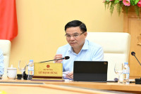 Bộ trưởng Bộ Công Thương Lê Mạnh Hùng làm việc với Cục Xúc tiến thương mại