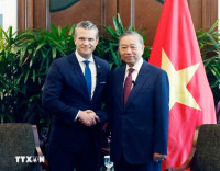 Tổng Bí thư, Chủ tịch nước Tô Lâm tiếp Bộ trưởng Quốc phòng các nước trong khuôn khổ Đối thoại Shangri-la
