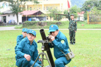 Xây dựng lực lượng dân quân tự vệ vững mạnh, rộng khắp theo tinh thần Văn kiện Đại hội lần thứ XIV của Đảng