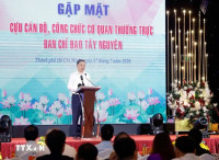 Tổng Bí thư, Chủ tịch nước Tô Lâm gặp mặt cựu cán bộ, công chức Cơ quan Thường trực Ban Chỉ đạo Tây Nguyên