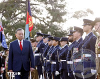 Lễ đón Tổng Bí thư, Chủ tịch nước Tô Lâm thăm cấp Nhà nước Australia