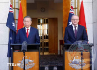 Tổng Bí thư, Chủ tịch nước Tô Lâm và Thủ tướng Australia gặp gỡ báo chí