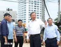 Tổng Bí thư, Chủ tịch nước Tô Lâm kiểm tra thực tế một số dự án tại Hà Nội