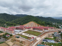 Xuyên lễ chuẩn bị khai giảng tại trường nội trú liên cấp nơi vùng biên