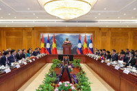 Bộ trưởng Lê Mạnh Hùng tháp tùng Thủ tướng Chính phủ thăm chính thức Lào và Campuchia, thúc đẩy hợp tác kinh tế, thương mại và năng lượng