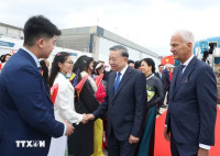Tổng Bí thư, Chủ tịch nước Tô Lâm bắt đầu thăm chính thức Liên minh châu Âu và Vương quốc Bỉ