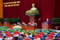 Ngày làm việc thứ nhất Hội nghị lần thứ tư Ban Chấp hành Trung ương Đảng khóa XIV