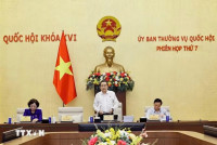 Khai mạc Phiên họp thứ 7 của Ủy ban Thường vụ Quốc hội