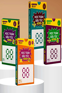 COMBO BỘ FLASHCARD HỌC TOÁN SIÊU TỐC: PHÉP CỘNG - PHÉP TRỪ - PHÉP NHÂN - PHÉP CHIA