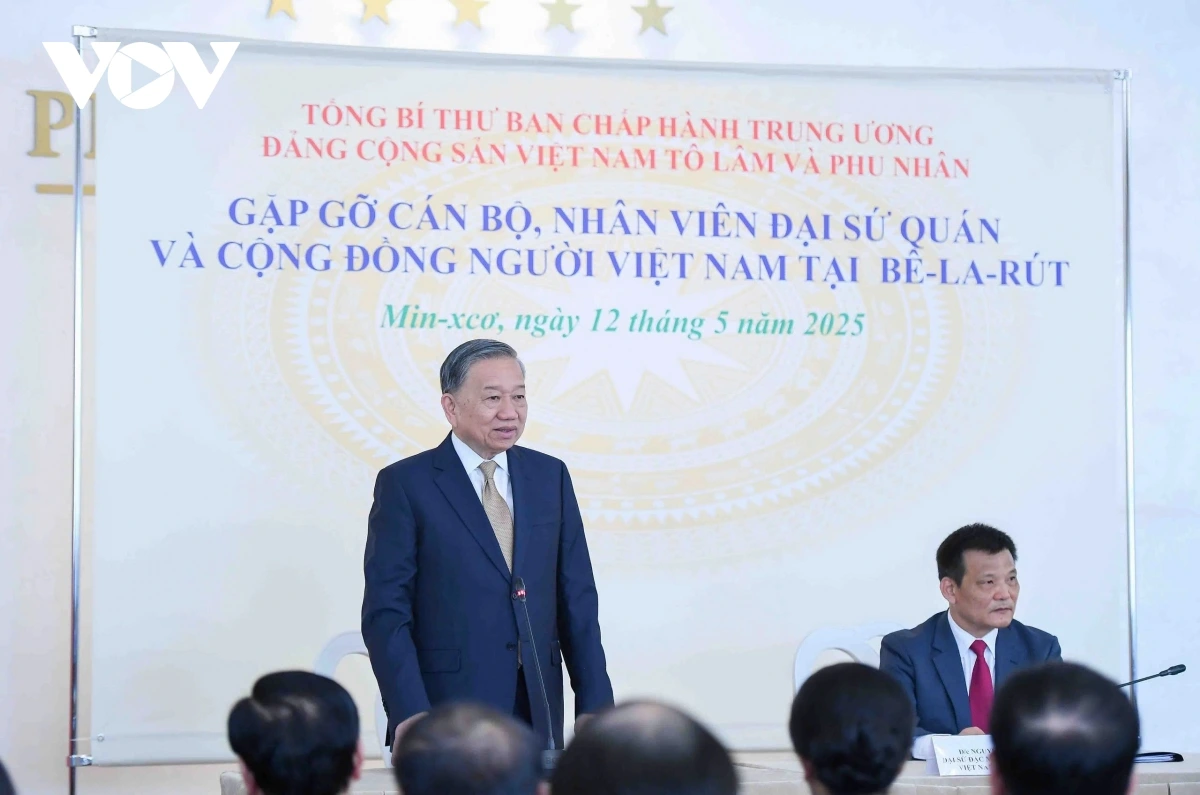 Tổng Bí thư Tô Lâm: Tạo mọi điều kiện thuận lợi cho bà con gắn kết với quê hương