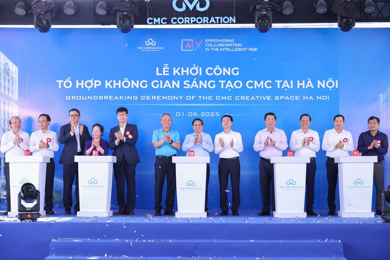 Thủ tướng Phạm Minh Chính dự khởi công Tổ hợp không gian sáng tạo CMC