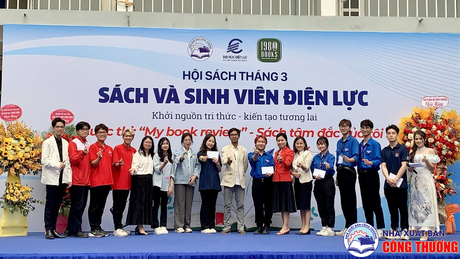 Hội sách tháng 3 Sách và sinh viên Điện lực: Khởi nguồn tri thức - kiến tạo tương lai