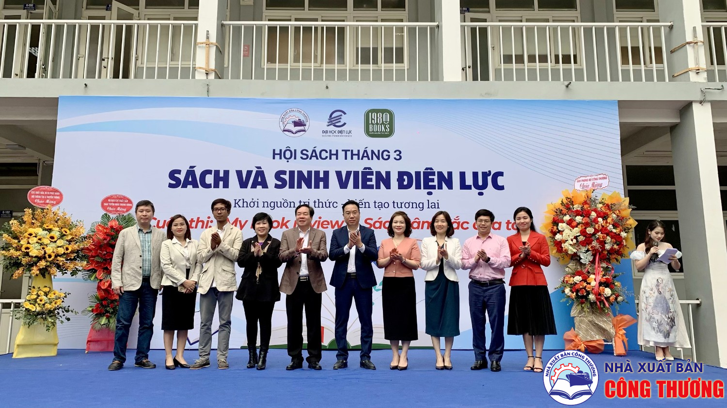 Hội sách tháng 3 Sách và sinh viên Điện lực: Khởi nguồn tri thức - kiến tạo tương lai