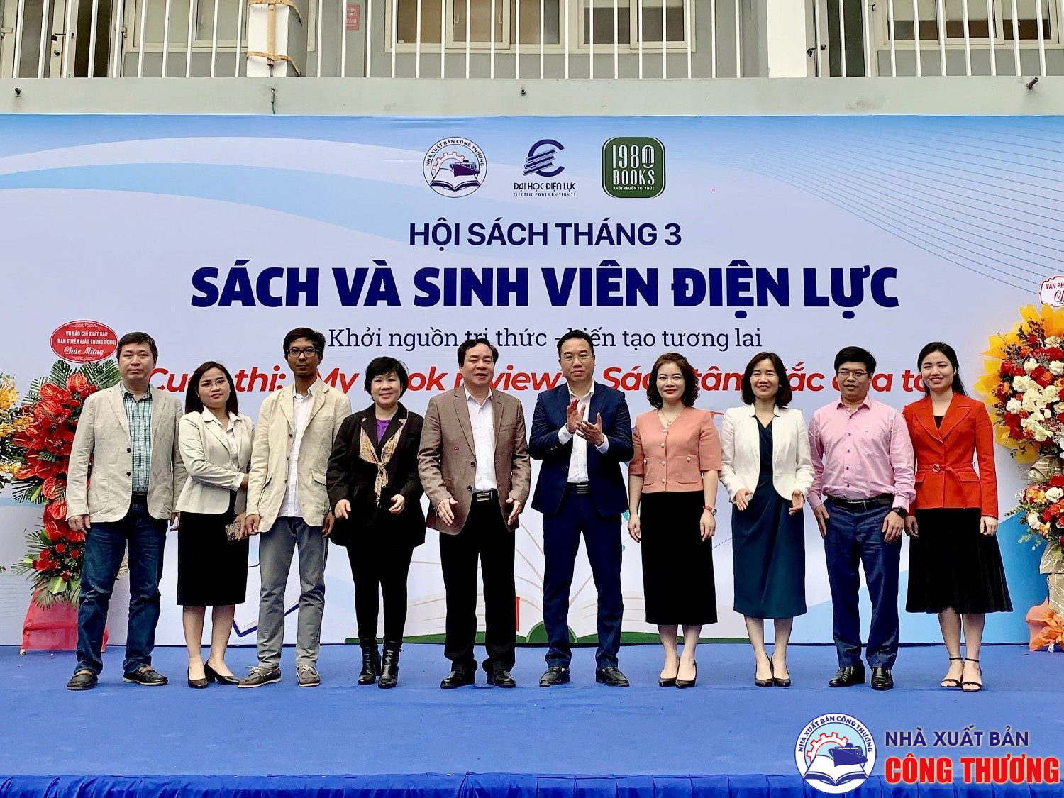 Hội sách tháng 3 Sách và sinh viên Điện lực: Khởi nguồn tri thức - kiến tạo tương lai