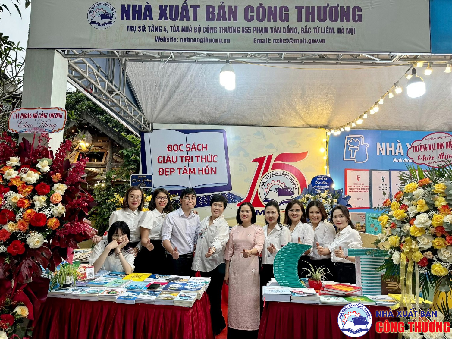 NXB Công Thương tham gia Ngày Sách và Văn hóa đọc Việt Nam lần thứ ba tại Văn Miếu - Quốc Tử Giám từ ngày 17 đến 21/4/2024