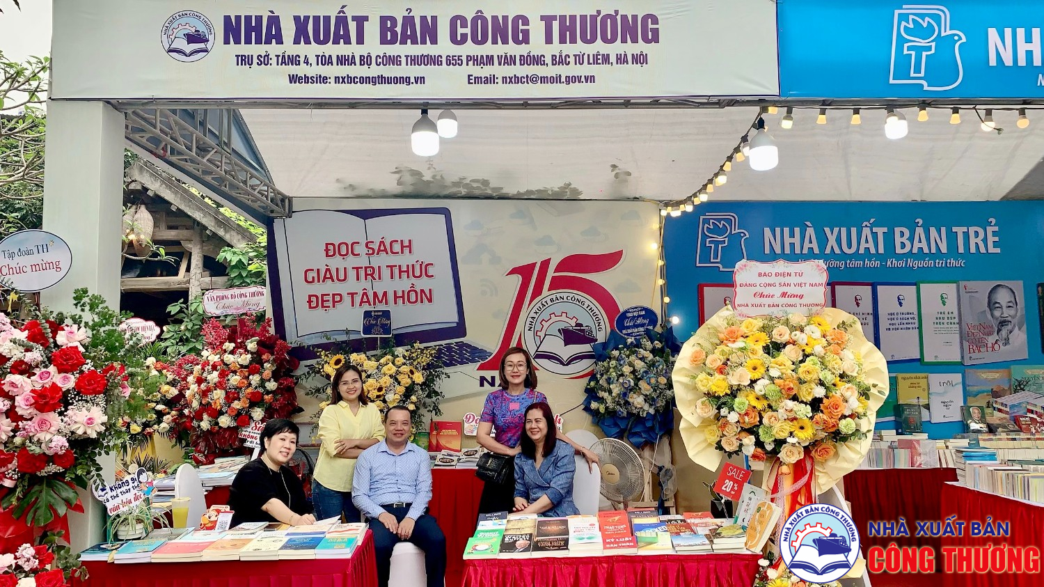 NXB Công Thương tham gia Ngày Sách và Văn hóa đọc Việt Nam lần thứ ba tại Văn Miếu - Quốc Tử Giám từ ngày 17 đến 21/4/2024