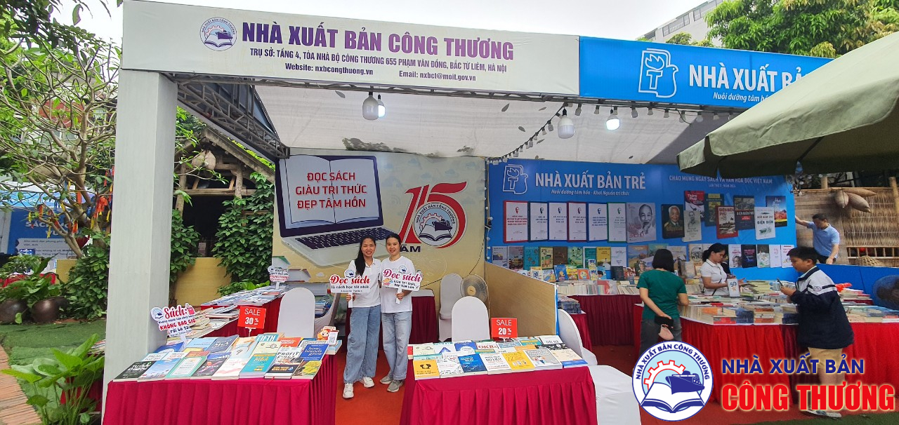 NXB Công Thương tham gia Ngày Sách và Văn hóa đọc Việt Nam lần thứ ba tại Văn Miếu - Quốc Tử Giám từ ngày 17 đến 21/4/2024