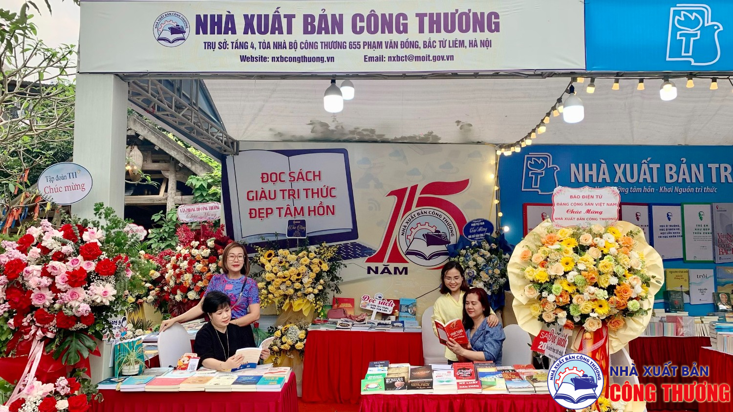 NXB Công Thương tham gia Ngày Sách và Văn hóa đọc Việt Nam lần thứ ba tại Văn Miếu - Quốc Tử Giám từ ngày 17 đến 21/4/2024