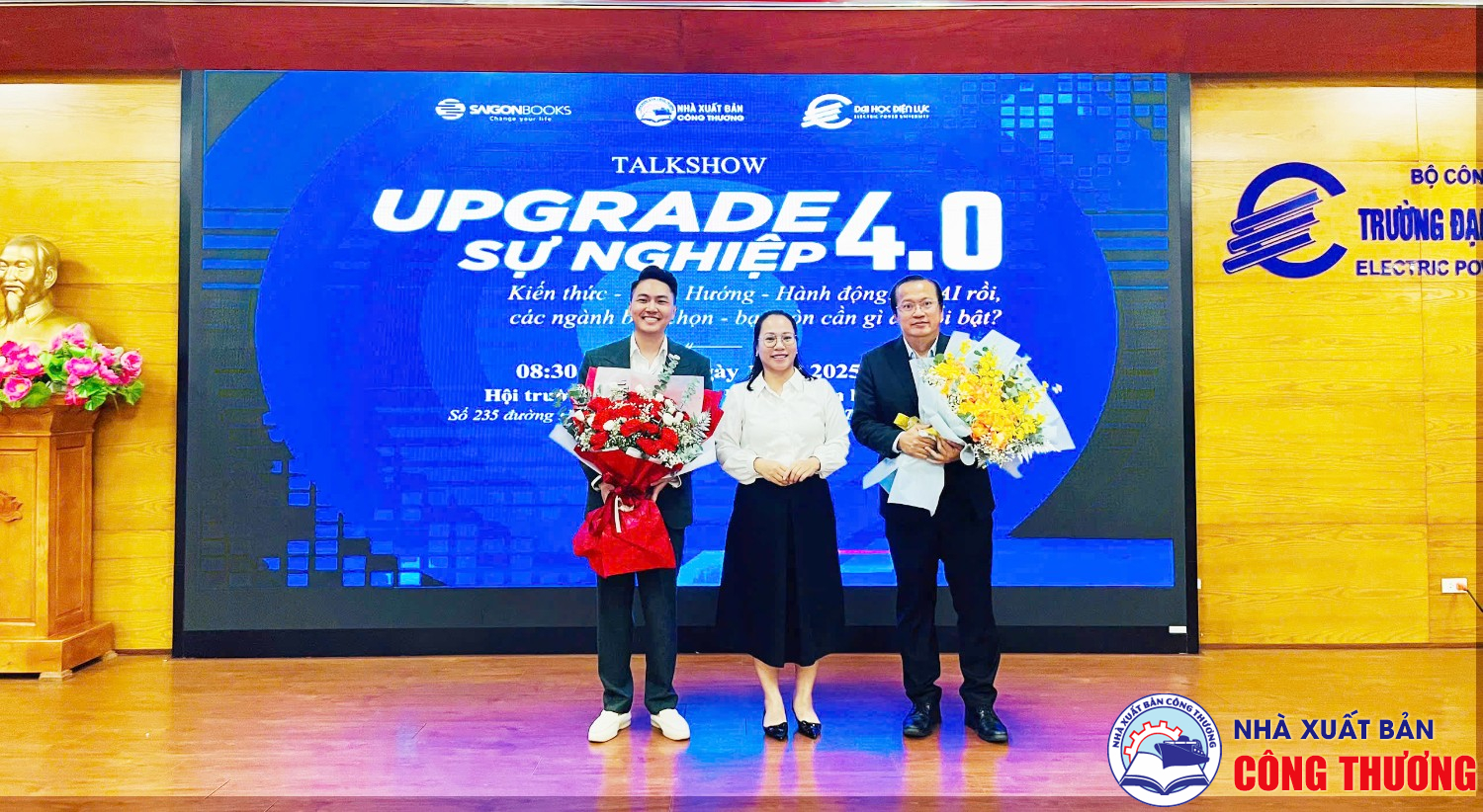 Talkshow: Upgrade Sự nghiệp 4.0 ngày 14/08/2025, phối hợp cùng Trường ĐH Điện lực và Sài Gòn Book