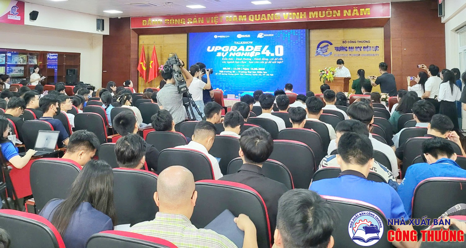 Talkshow: Upgrade Sự nghiệp 4.0 ngày 14/08/2025, phối hợp cùng Trường ĐH Điện lực và Sài Gòn Book