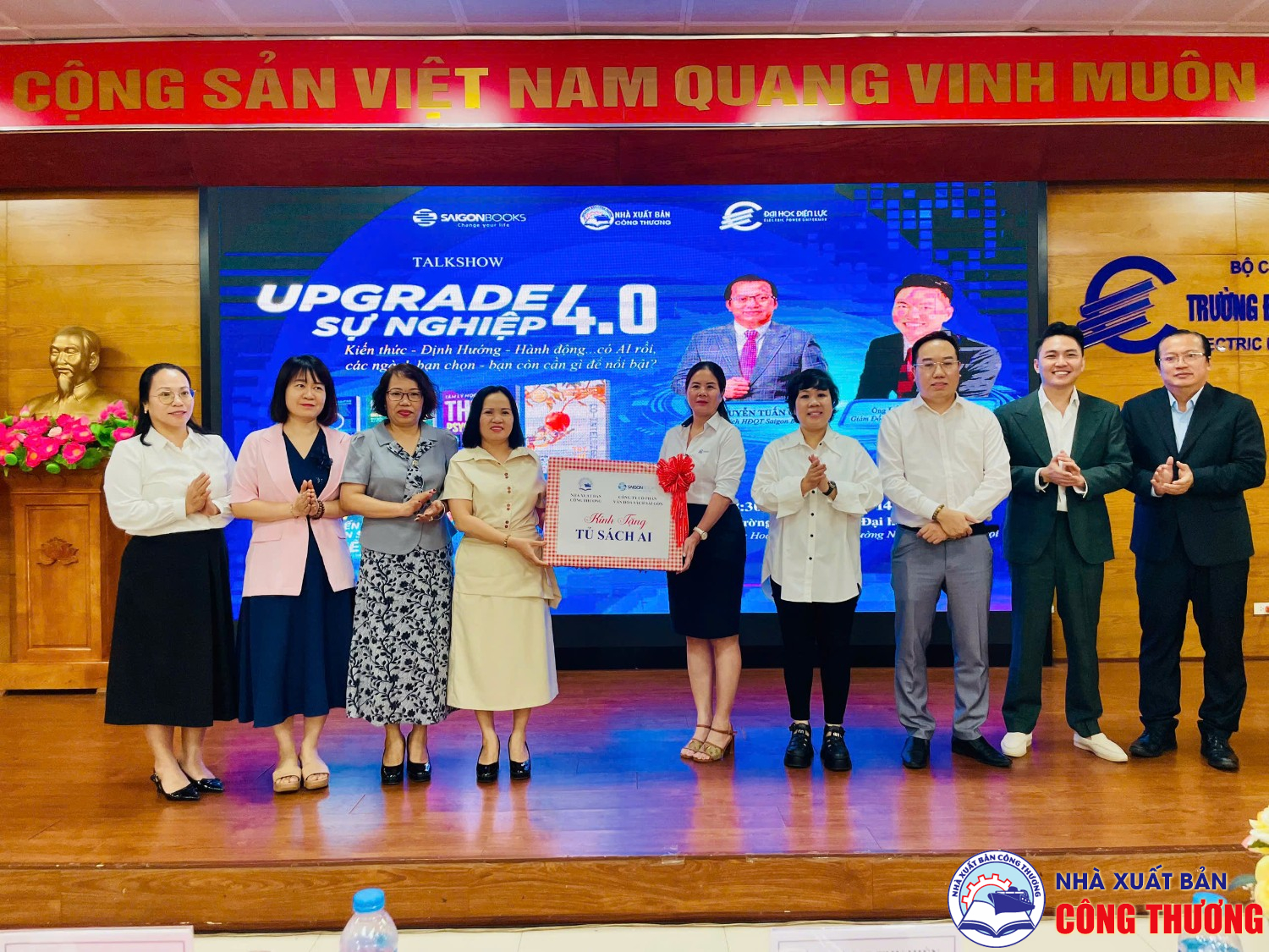 Talkshow: Upgrade Sự nghiệp 4.0 ngày 14/08/2025, phối hợp cùng Trường ĐH Điện lực và Sài Gòn Book