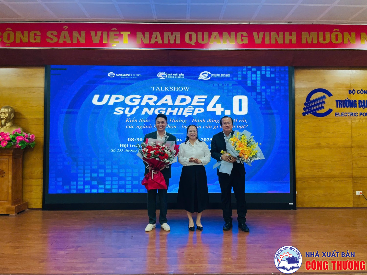 Talkshow: Upgrade Sự nghiệp 4.0 ngày 14/08/2025, phối hợp cùng Trường ĐH Điện lực và Sài Gòn Book