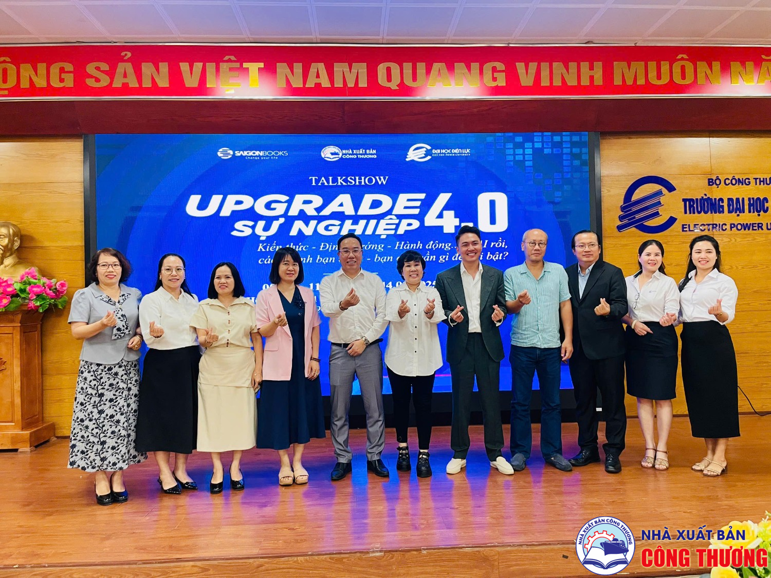Talkshow: Upgrade Sự nghiệp 4.0 ngày 14/08/2025, phối hợp cùng Trường ĐH Điện lực và Sài Gòn Book