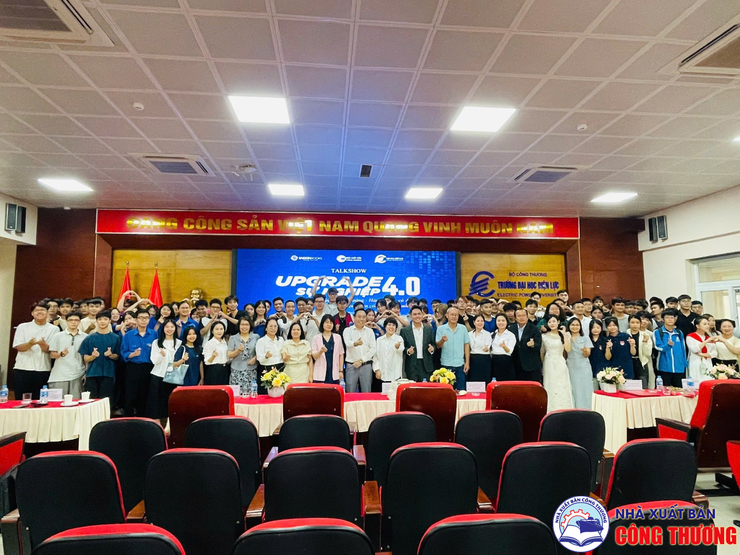 Talkshow: Upgrade Sự nghiệp 4.0 ngày 14/08/2025, phối hợp cùng Trường ĐH Điện lực và Sài Gòn Book