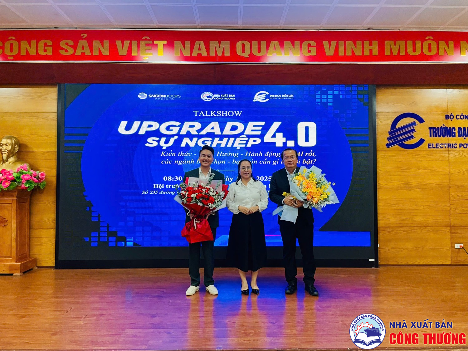 Talkshow: Upgrade Sự nghiệp 4.0 ngày 14/08/2025, phối hợp cùng Trường ĐH Điện lực và Sài Gòn Book