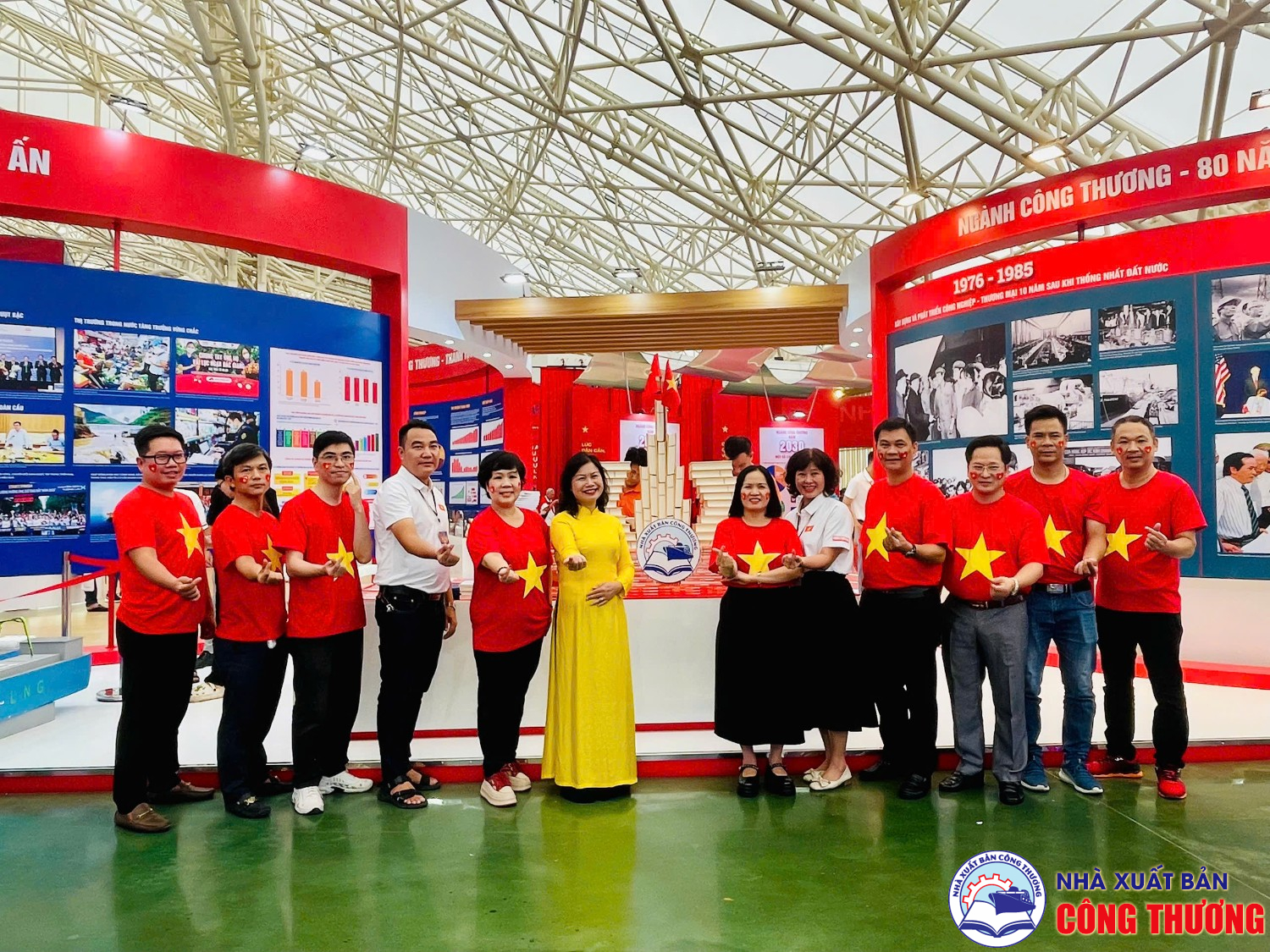 Nhà Xuất bản Công Thương tham gia Triển lãm "80 năm Hành trình Độc lập - Tự do - Hạnh phúc" tại Trung tâm Triển lãm Quốc gia, Đông Anh, Hà Nội