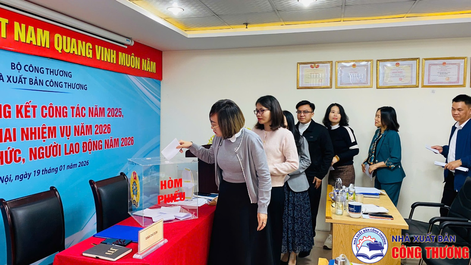 Hội nghị tổng kết năm 2025, triển khai nhiệm vụ năm 2026. Hội nghị viên chức, người lao động năm 2026