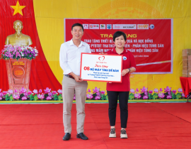 Nhà xuất bản Công Thương: Gửi trao tri thức, tiếp sức ước mơ nơi vùng cao Tân Tiến